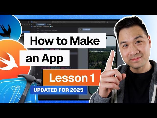 How to Make an App - Lesson 1 (Xcode 16 Updated)