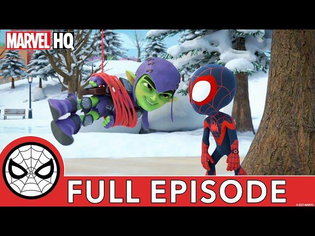 Gobby on Ice | Full Episode | Spidey and his Amazing Friends | @disneyjunior @MarvelHQ