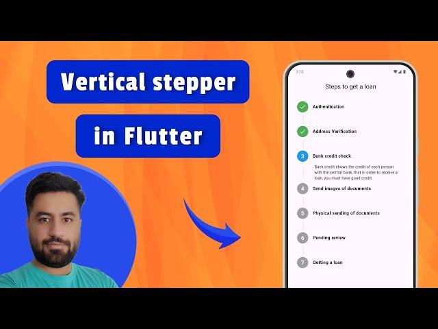 Vertical Stepper in Flutter | Step-by-Step Tutorial