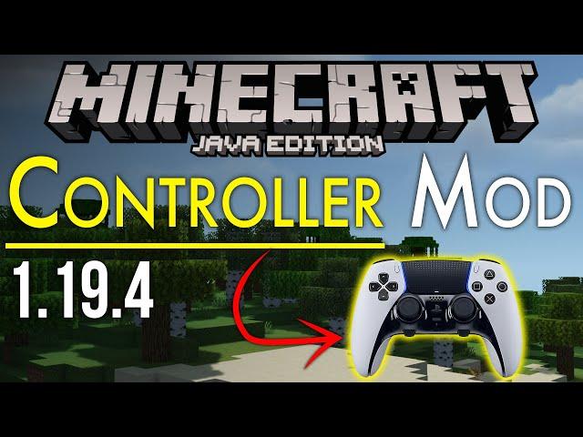 How To Use A Controller on Minecraft Java Edition (1.19.4)