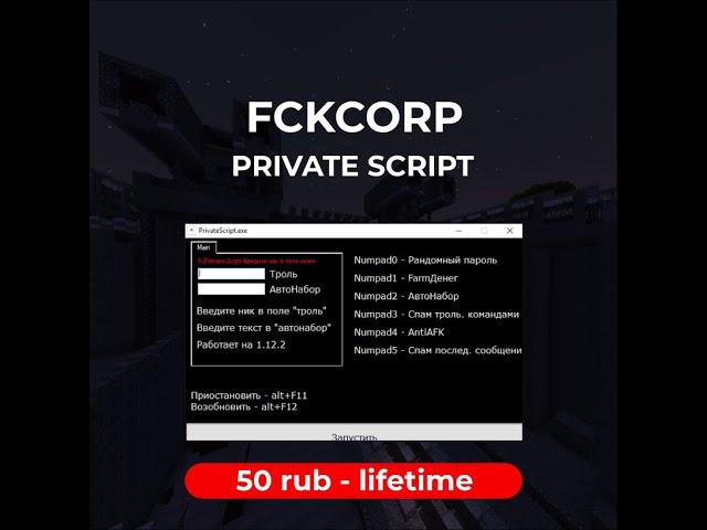 Обзор приватного скрипта на FaweMC