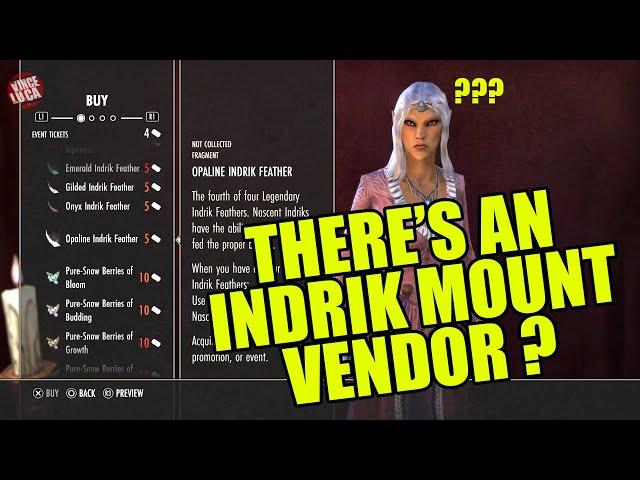 How to get an Indrik Mount from a Vendor in Elder Scrolls Online