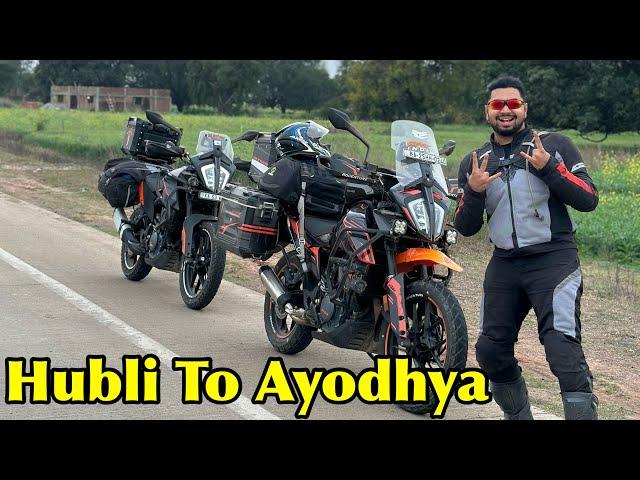 Bike Ride To Ayodhya Ram Mandir |Adventure From Nagpur To Hubballi 1000kms Day 9#TheGeekIndia