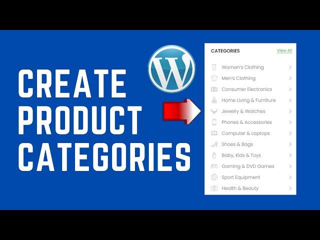 How to Add Product Categories to Your Ecommerce Website