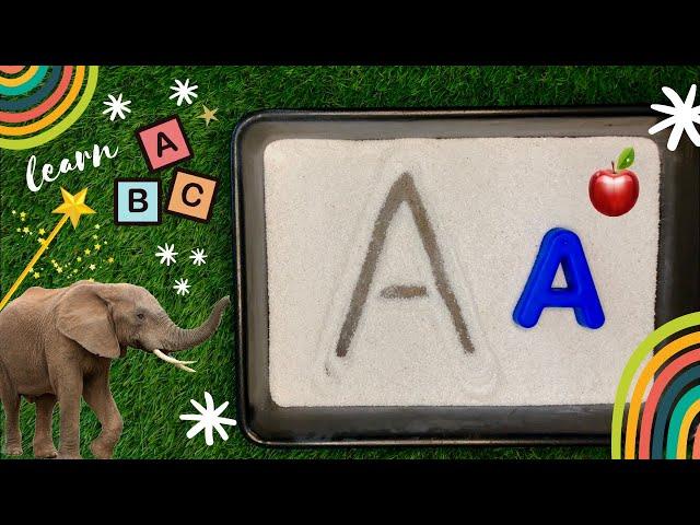 How to write letters for children  | Teaching writing ABC for preschool   | Alphabet for kids