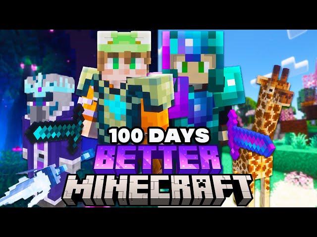 100 Days of DUO Better Minecraft [FULL MOVIE]