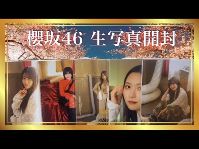 【櫻坂46】チャンネル初の生写真開封！咲け！咲け！咲け！櫻坂46 満開！