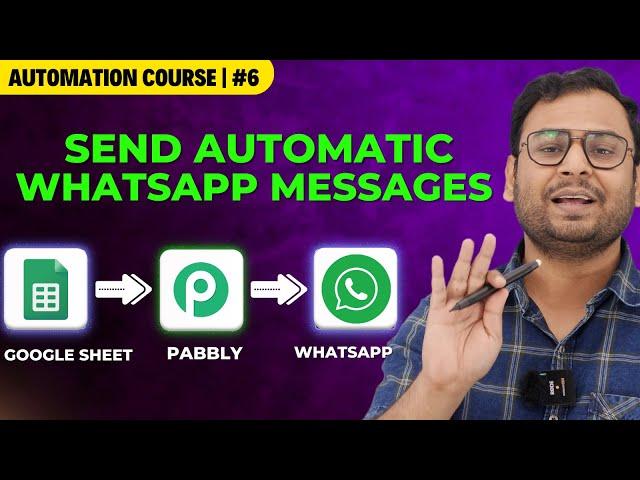 How to send automatic messages from Google Sheets to Whatsapp using Pabbly Connect | Umar Tazkeer