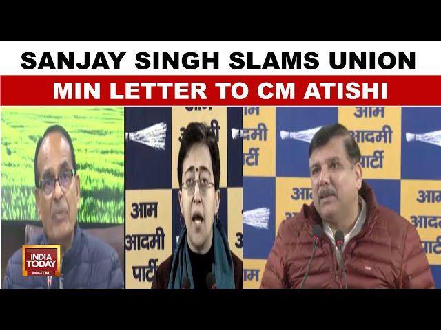 Delhi Dangal: Sanjay Singh Slams Shivraj Singh Chouhan's Letter To CM Atishi Over Farmers Protest