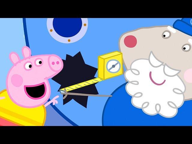 Peppa Pig English Full Episodes | Grampy Rabbit's Boatyard | Cartoons for Children