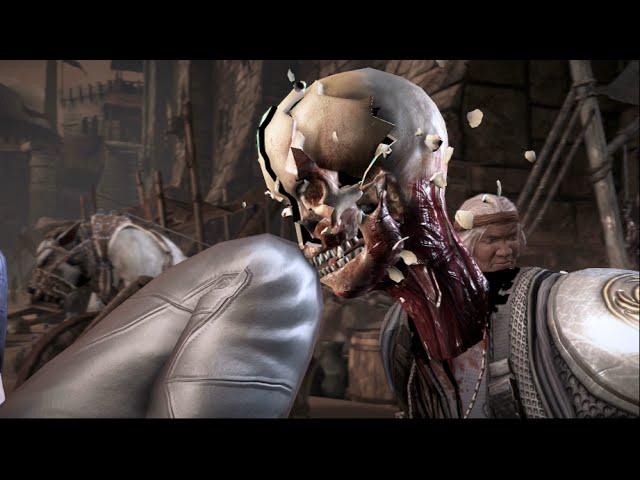 Mortal Kombat X All X-rays on Cassie Cage