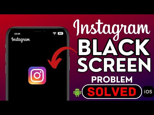 How to fix Instagram black screen|Instagram black screen problem android|Instagram black screen 2022