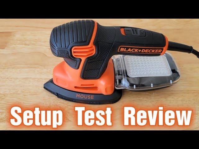 Black And Decker Mouse Detail Sander Setup & Review