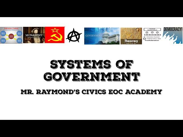 Systems of Government - 3.2 Benchmark EOC Exam