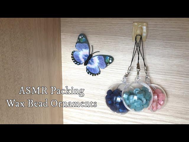 #asmr Packing Wax Bead Ornaments | Wax Seal Pallets | Wax Stamp ASMR [No music]