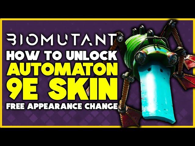 Biomutant - MUKA AUTOMATON APPEARANCE // How to Unlock FREE Skin for Automaton