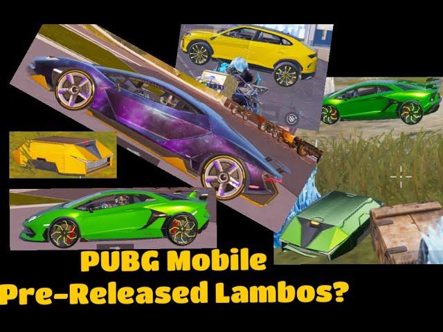 Using The Lamborghini UPDATED Effects Early in PUBG Mobile 3.3 Update #PUBGM #pubgmobile