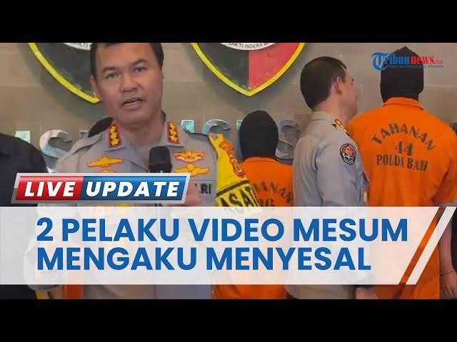 2 Pelaku Video Mesum dengan Pakaian Adat Bali Ditangkap, Pelaku Mengaku Menyesal dan Meminta Maaf