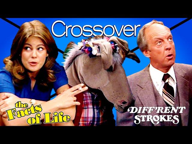 Diff’Rent Strokes And The Facts of Life Crossover! | Classic TV Rewind