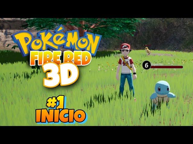 POKÉMON FIRE RED 3D REMAKE - O NOSSO INICIAL