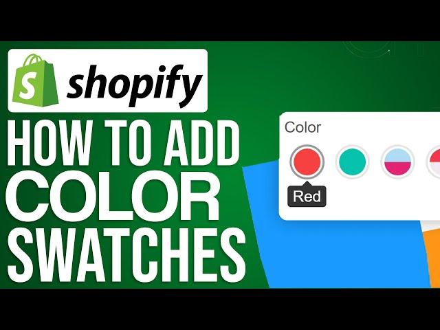 How To Add Shopify Color Swatches On Product Page (2024) Step by Step