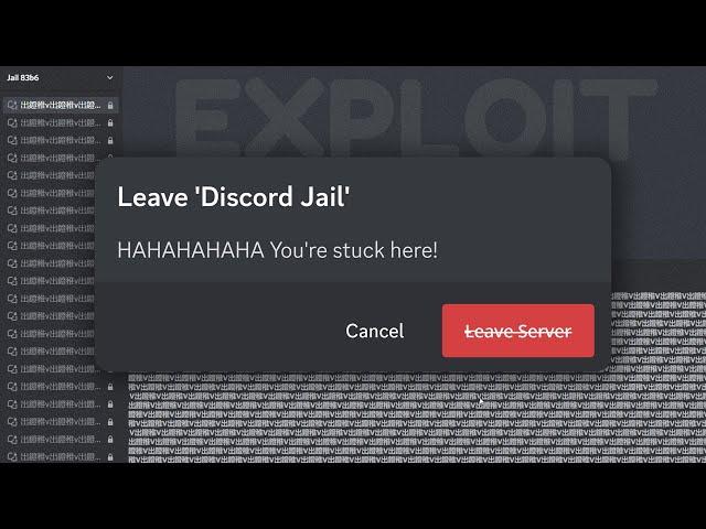 Try Leaving this Glitched Discord Server!