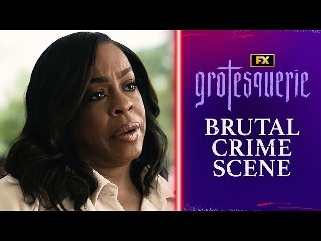 Detective Tryon Encounters a Horrifying Crime Scene - Scene | Grotesquerie | FX