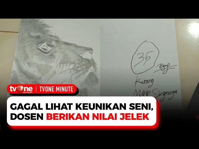 Dosen Nilai Jelek Karya Seni Berkelas, Warganet Keheranan | tvOne Minute