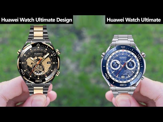 Huawei Watch Ultimate Design Vs Huawei Watch Ultimate