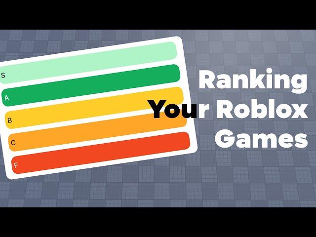 Rating your roblox games with viewers