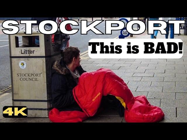 England STOCKPORT This is BAD Ghost Town Greater Manchester United Kindom UK 4K