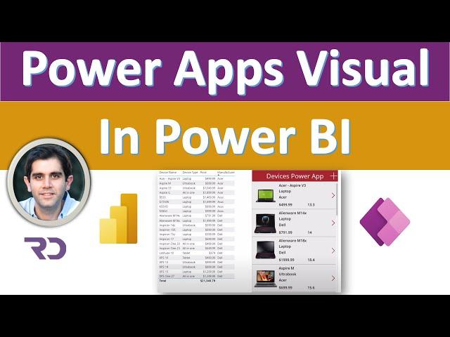 Using PowerApps Visual in Power BI (Integration)