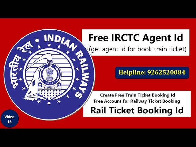 Create Free Train Ticket Booking Id | Free Account for Railway Ticket Booking #bharatseva #irctc