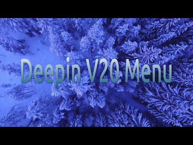 UOS Deepin V20 Menu Run Through