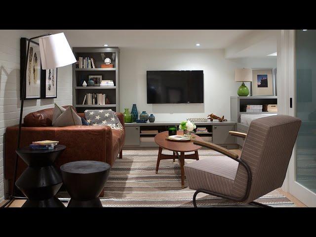 Interior Design — Small Family Basement