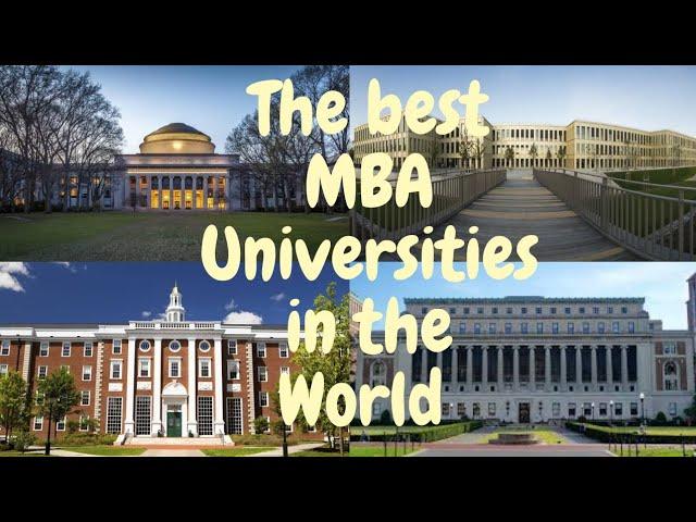 The Best MBA University in the World