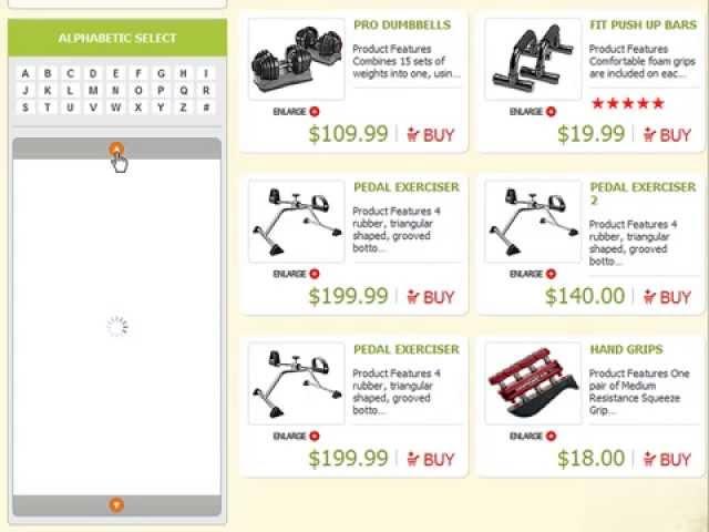 Sports & Fitness Store eCommerce template