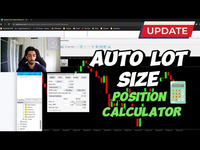 Free Automatic Position Lot Size Calculator For MT4/MT5