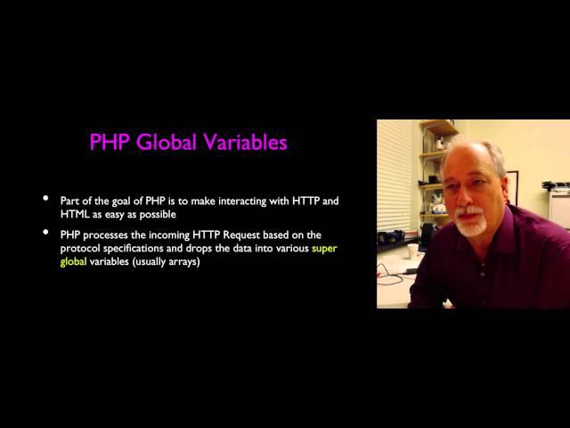 PHP-Intro 07 Arrays and Super Globals
