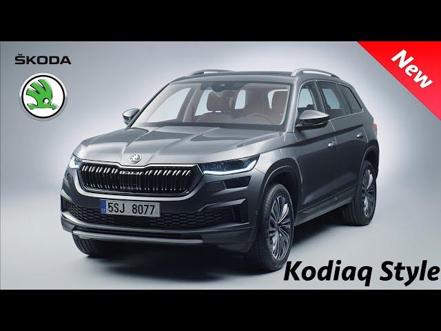 Škoda Kodiaq 2022 Style FIRST Look | Exterior - Interior (Facelift) CRAZY Matrix LED Headlights