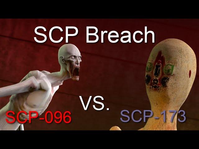 SCP-096 Vs. SCP-173 [SFM]