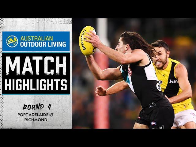 Highlights: Port Adelaide vs Richmond - Round 4, 2021