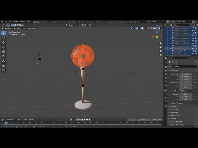 How to import an obj file into blender