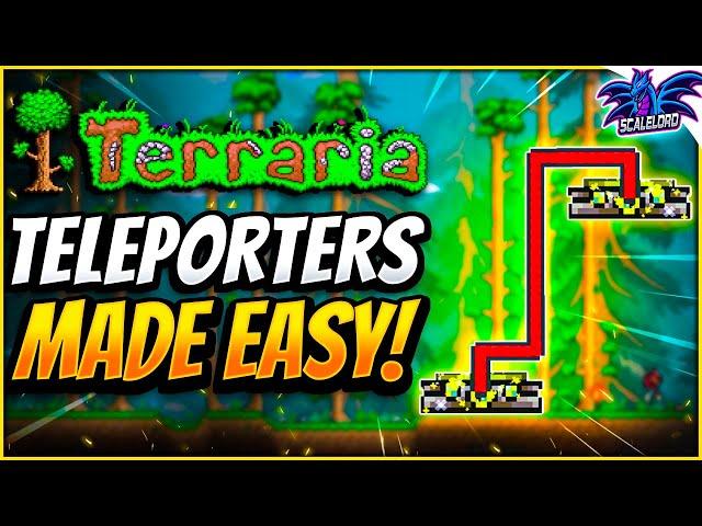 How to Make teleporters in Terraria | Terraria Teleporter Guide | How to Build a Teleporter Terraria