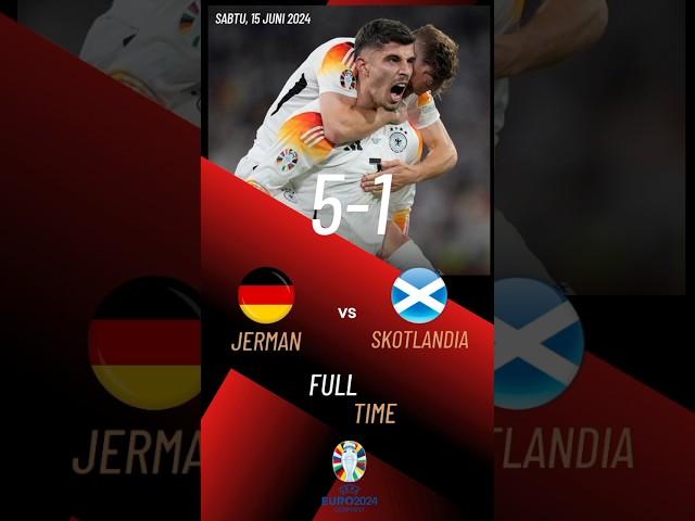  Hasil Pertandingan Jerman VS Skotlandia (5-1) | UEFA EURO 2024 Jerman #football #shotrs #euro2024