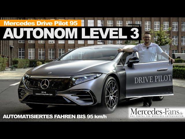 Neuer Mercedes Drive Pilot 95 im Test: In S-Klasse und EQS autonom unterwegs!