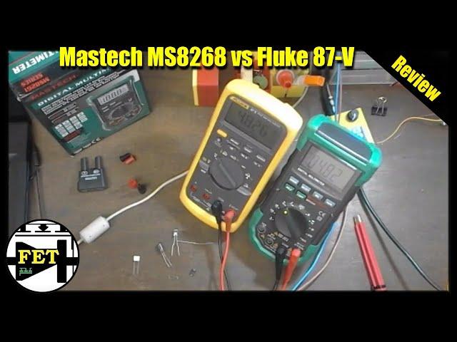 Mastech MS8268 vs Fluke 87V (review and test)