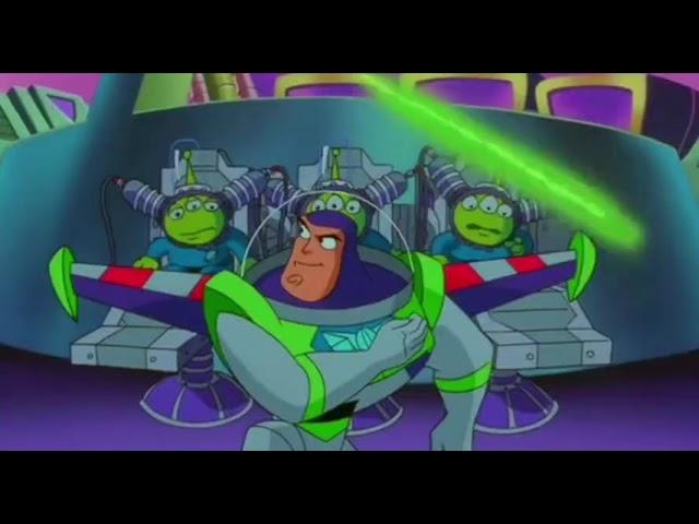 Buzz Lightyear Warp Darkmatter Little Green Men Zurg Lair Fight