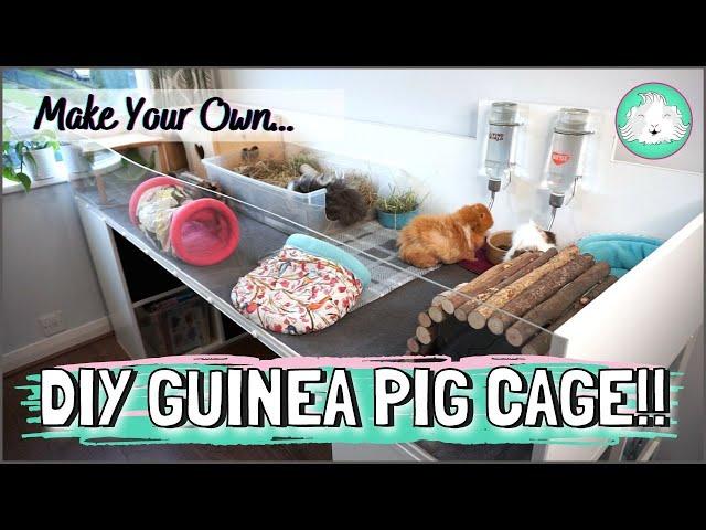 How To Build Your Own IKEA Style DIY Guinea Pig Cage!