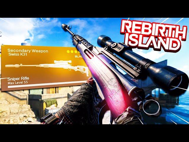 I FINALLY USED the SWISS K31 SNIPER on REBIRTH ISLAND! (Cold War Warzone)